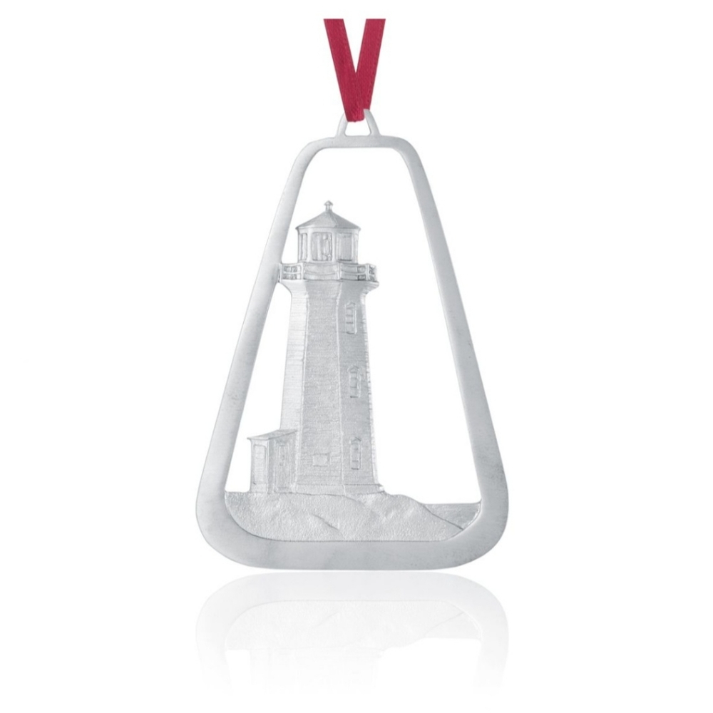 Amos pewter peggy cove ornament.new